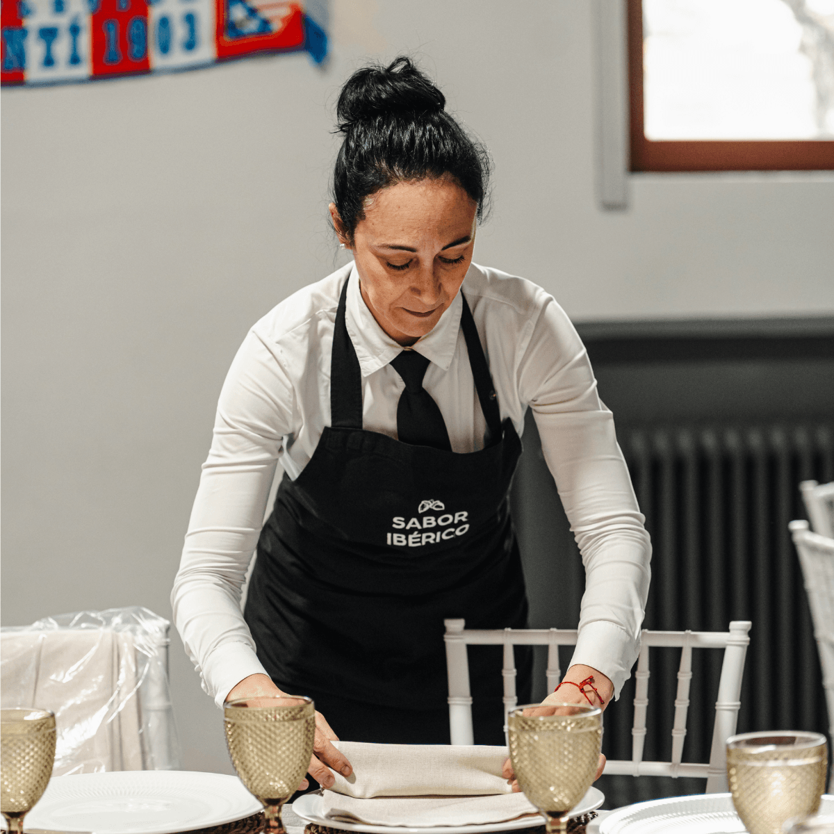 Sabor Ibérico — montaje de catering para evento