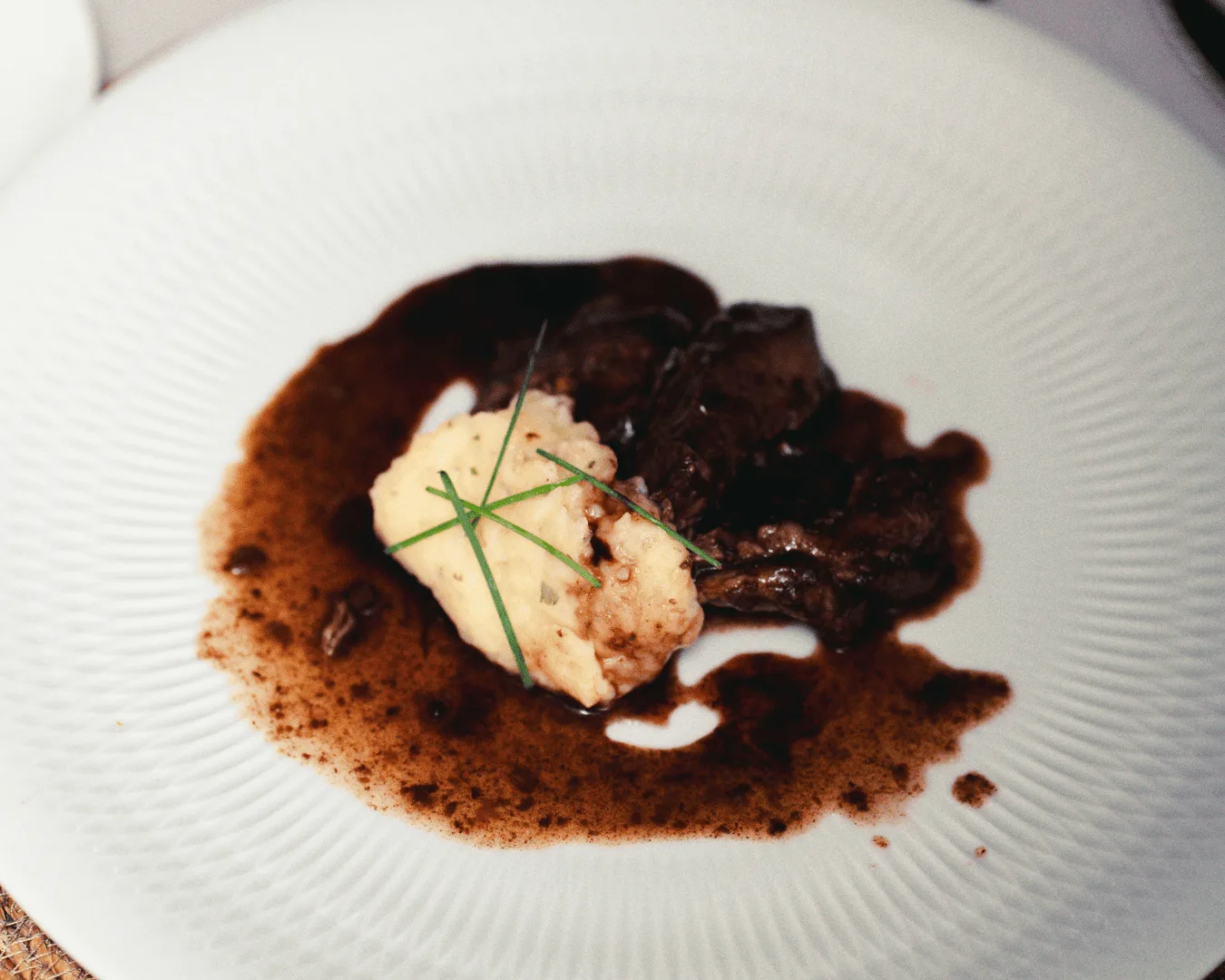 Fotografía gastronómica de plato de comida