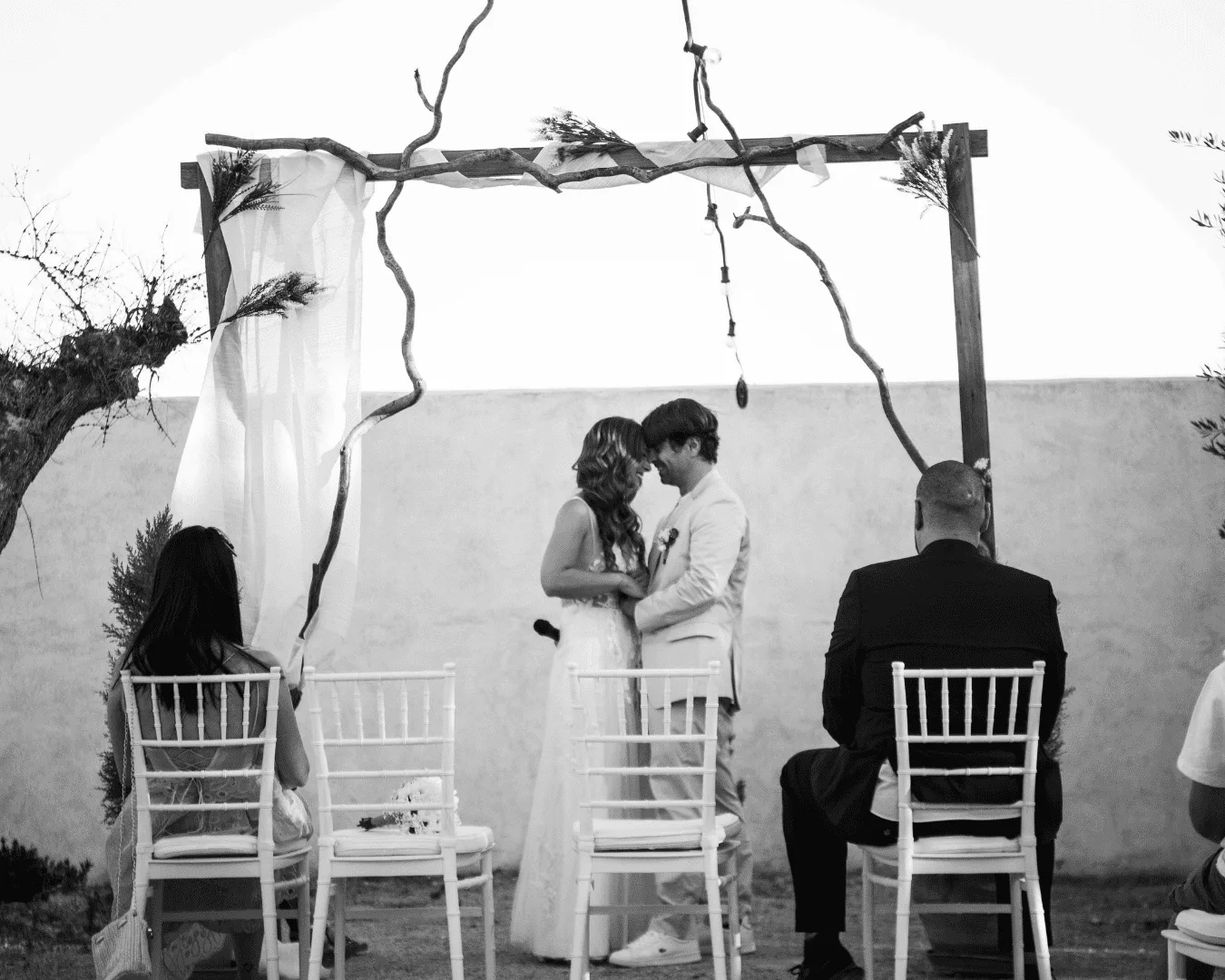 Contenido UGC de una boda real — novios